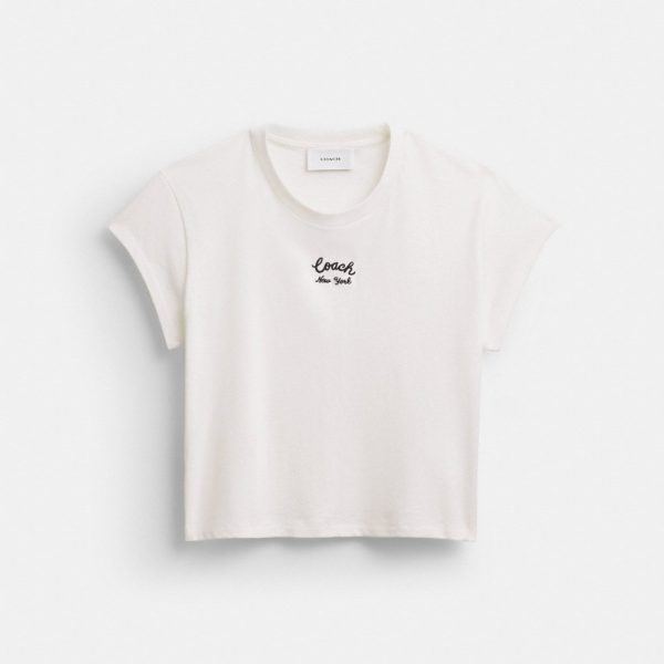 Coach Cap Sleeve Box Crewneck T-Shirt - Preorder