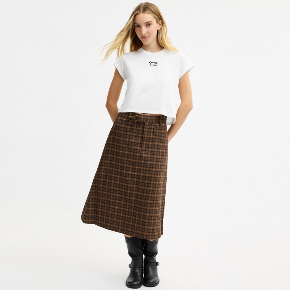 Coach Cap Sleeve Box Crewneck T-Shirt - Preorder