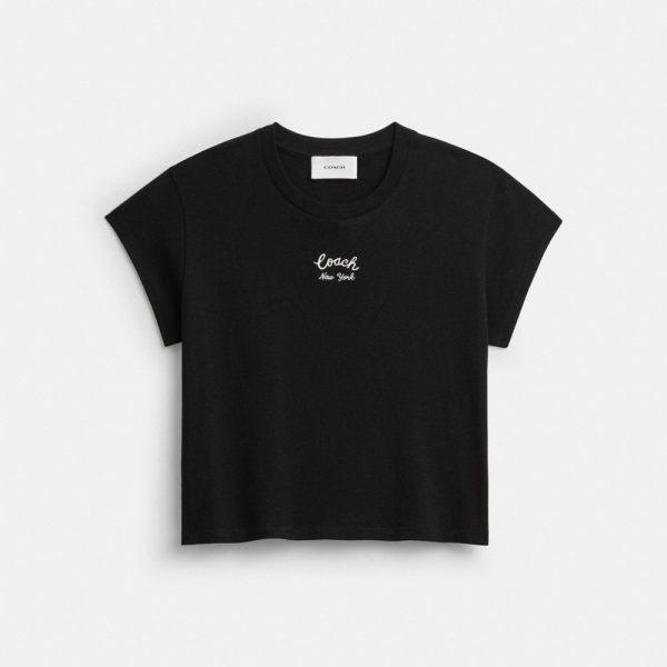 Coach Cap Sleeve Box Crewneck T-Shirt - Preorder