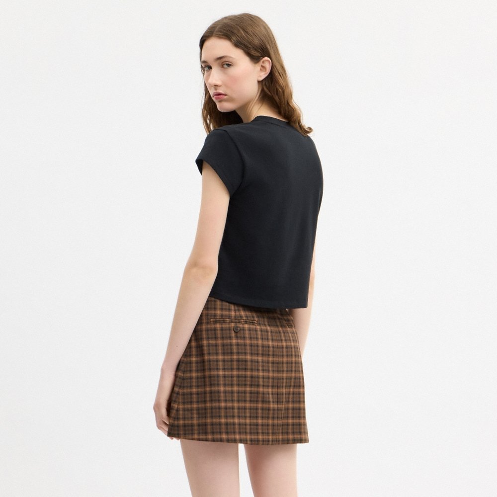 Coach Cap Sleeve Box Crewneck T-Shirt - Preorder