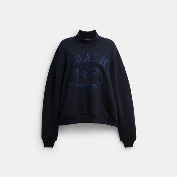 Coach Horse And Carriage Mockneck Sweatshirt - Preorder