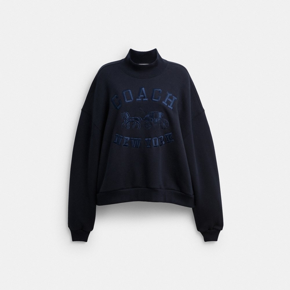 Coach Horse And Carriage Mockneck Sweatshirt - Preorder