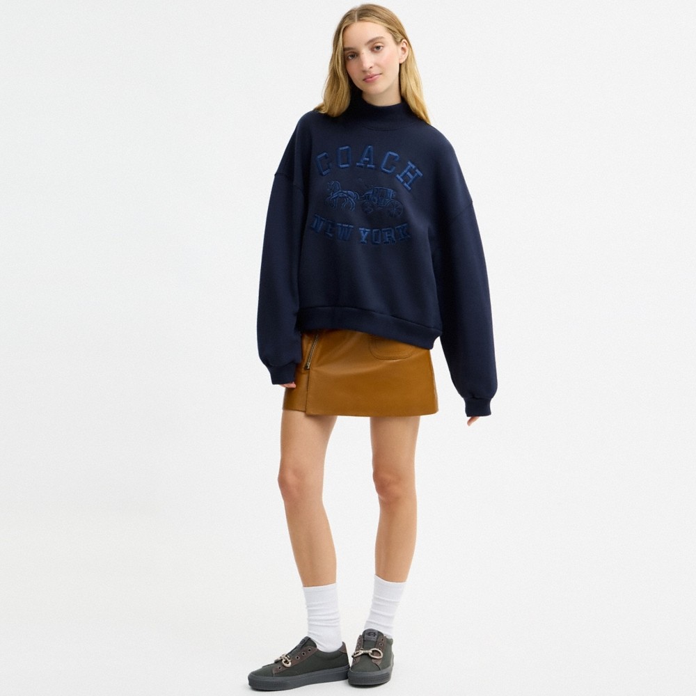 Coach Horse And Carriage Mockneck Sweatshirt - Preorder