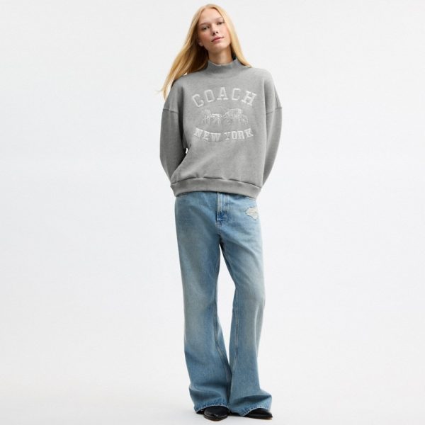 Coach Horse And Carriage Mockneck Sweatshirt - Preorder
