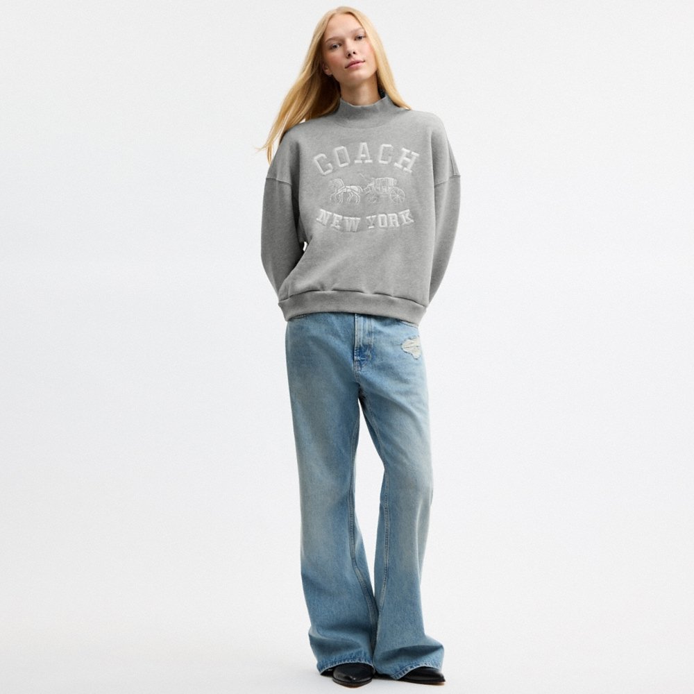 Coach Horse And Carriage Mockneck Sweatshirt - Preorder