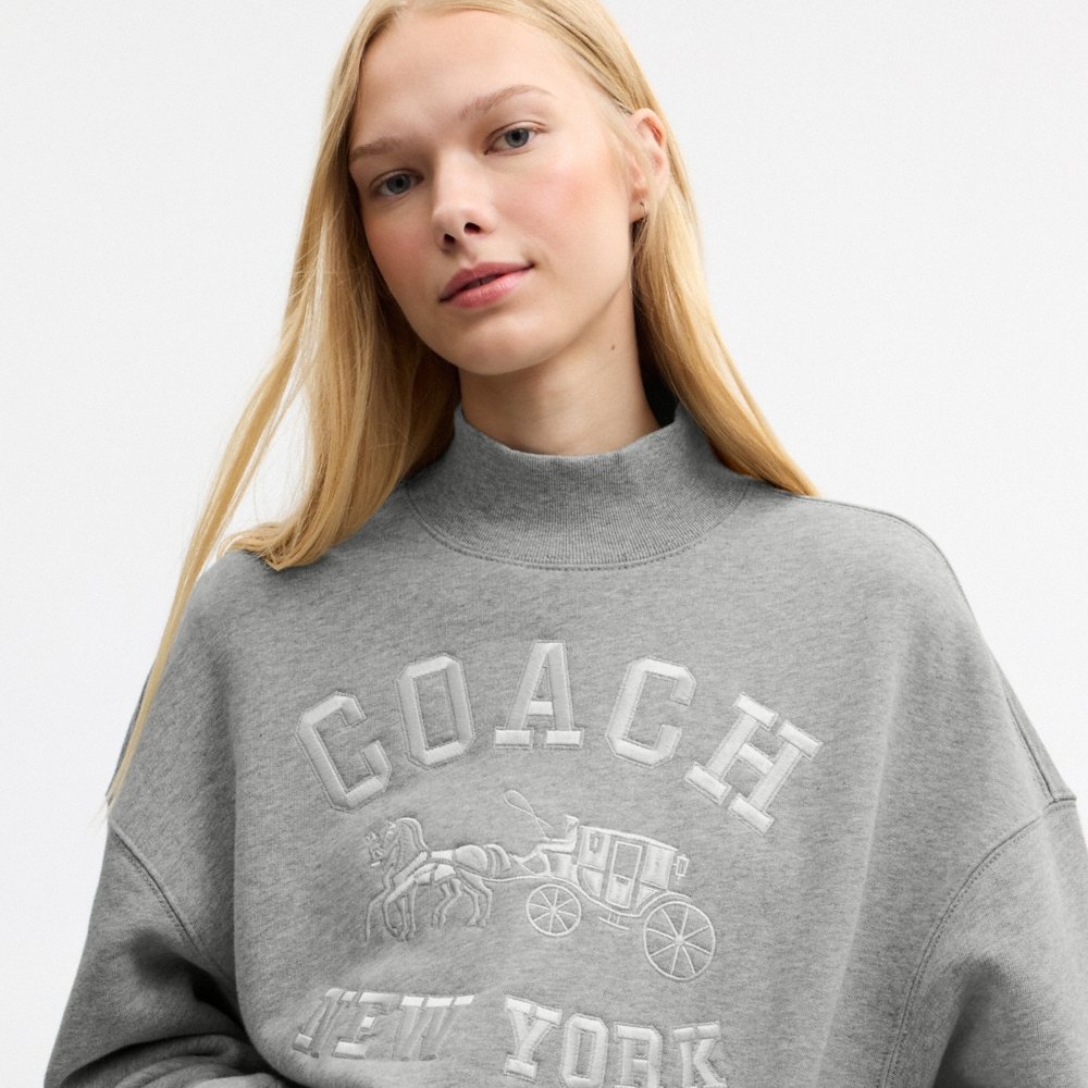 Coach Horse And Carriage Mockneck Sweatshirt - Preorder