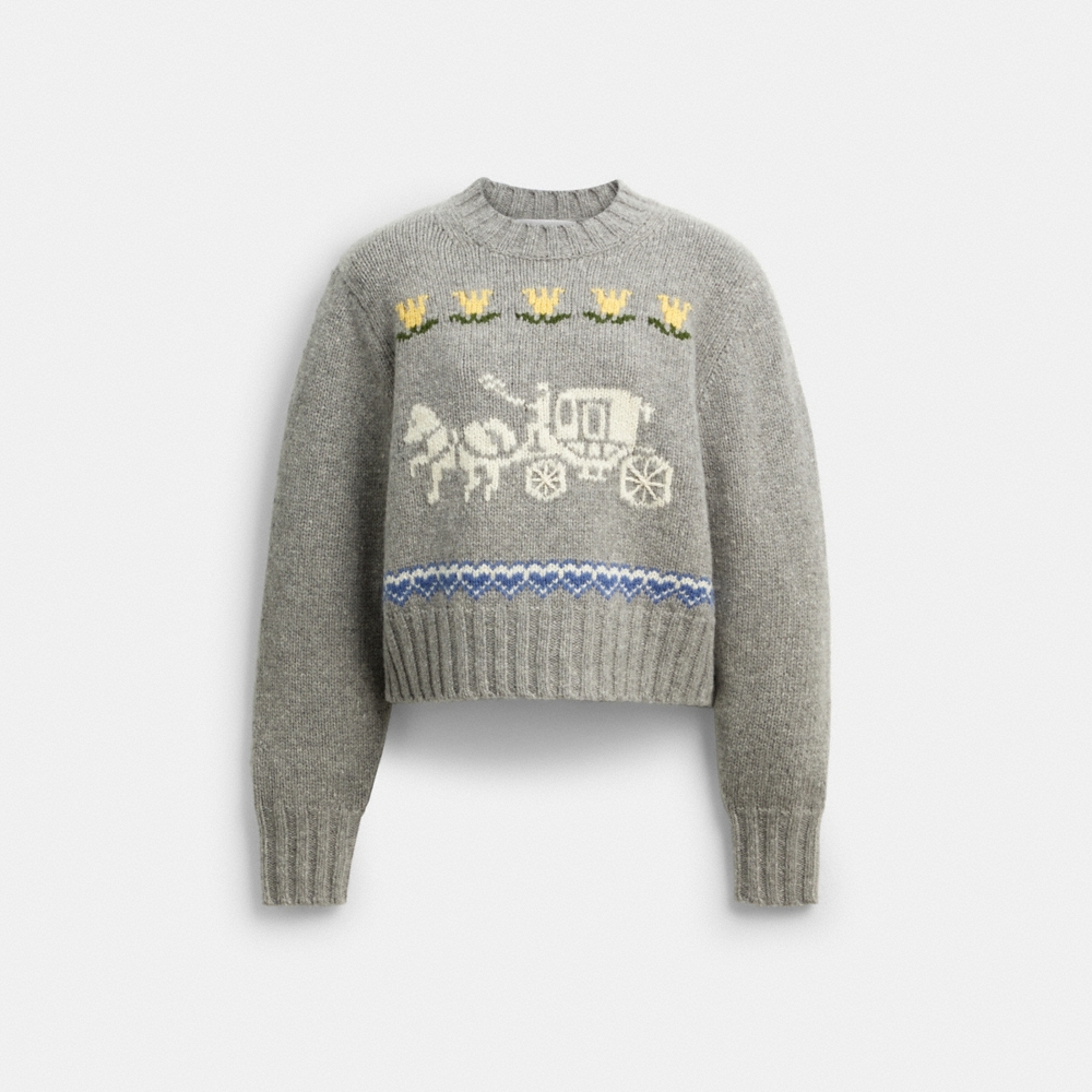 Coach Horse And Carriage Crewneck Sweater - Preorder