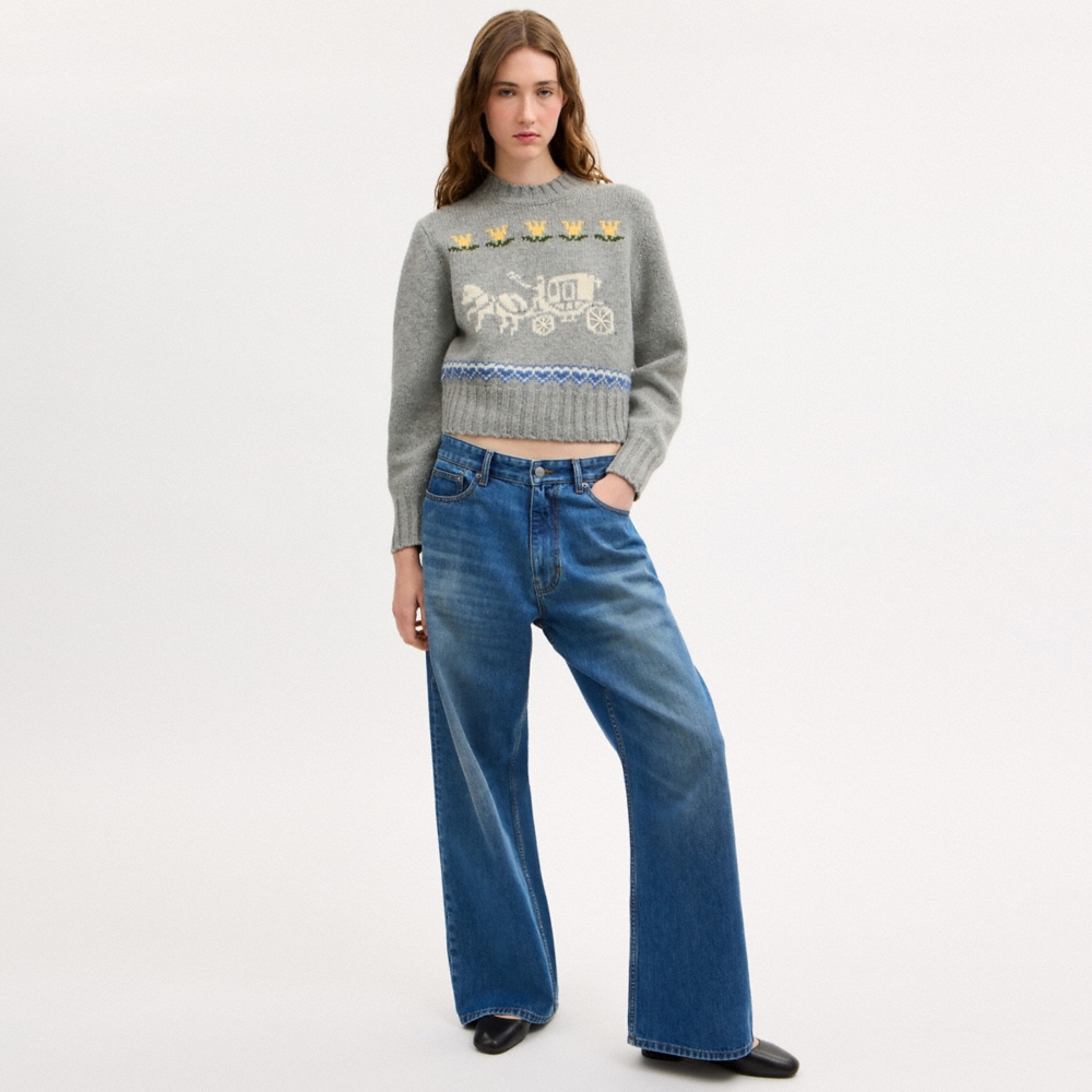 Coach Horse And Carriage Crewneck Sweater - Preorder