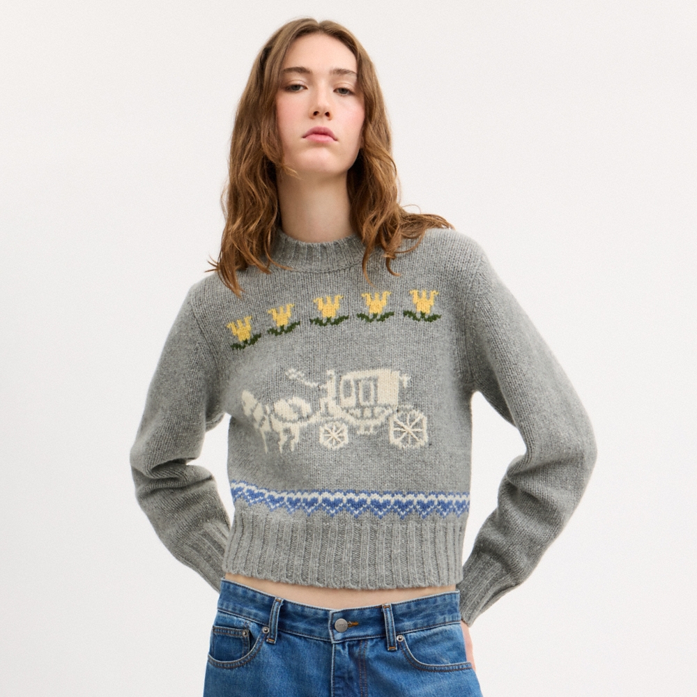 Coach Horse And Carriage Crewneck Sweater - Preorder