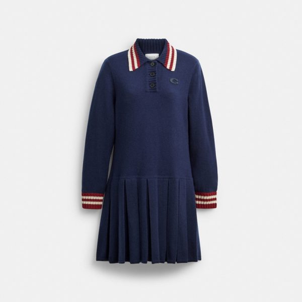 Coach Sporty Heritage Pleat Dress - Preorder