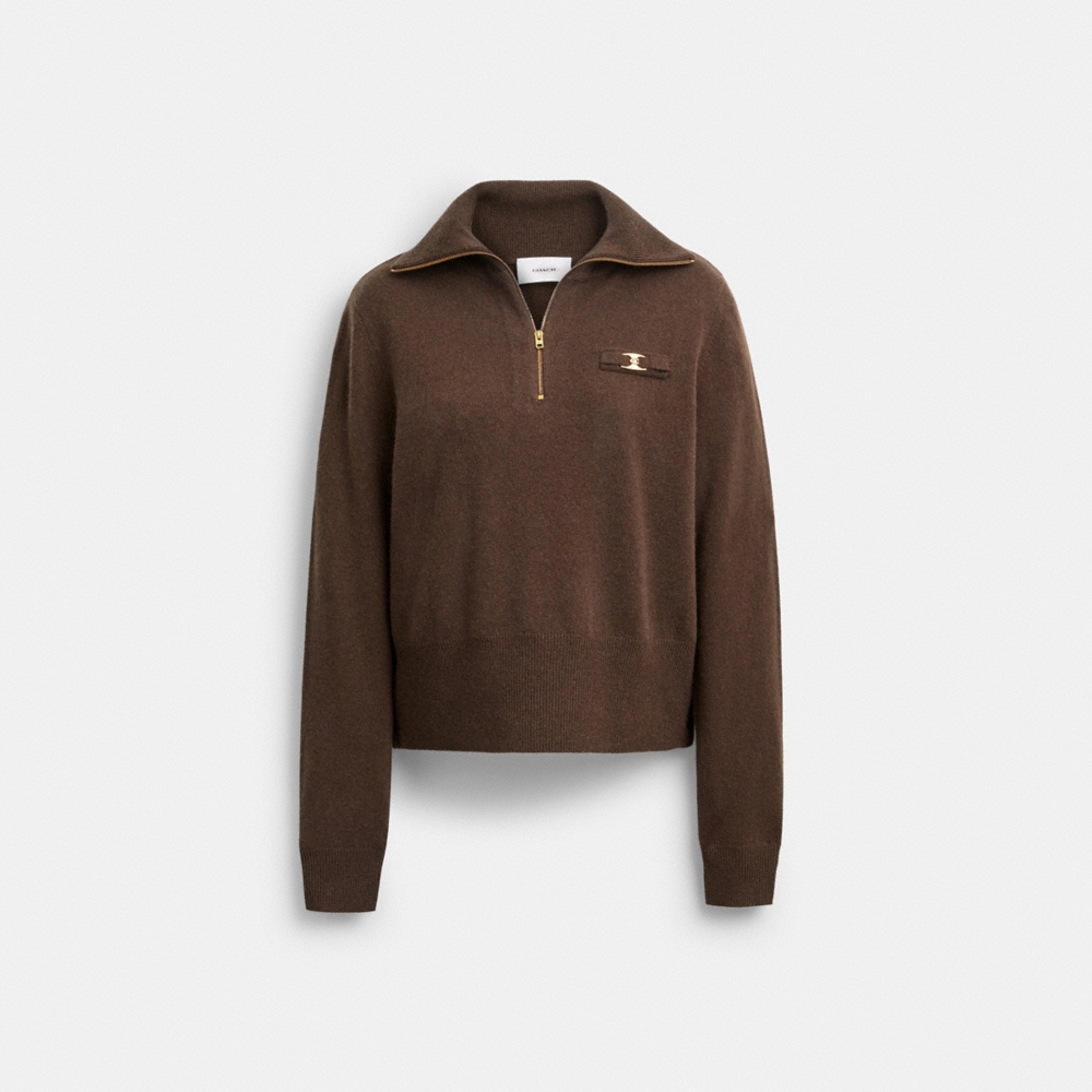 Coach Heritage Hardware Half Zip Top - Preorder