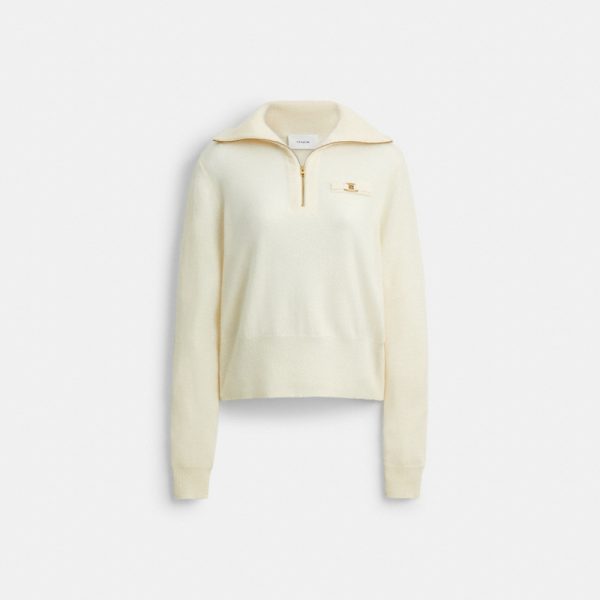Coach Heritage Hardware Half Zip Top - Preorder