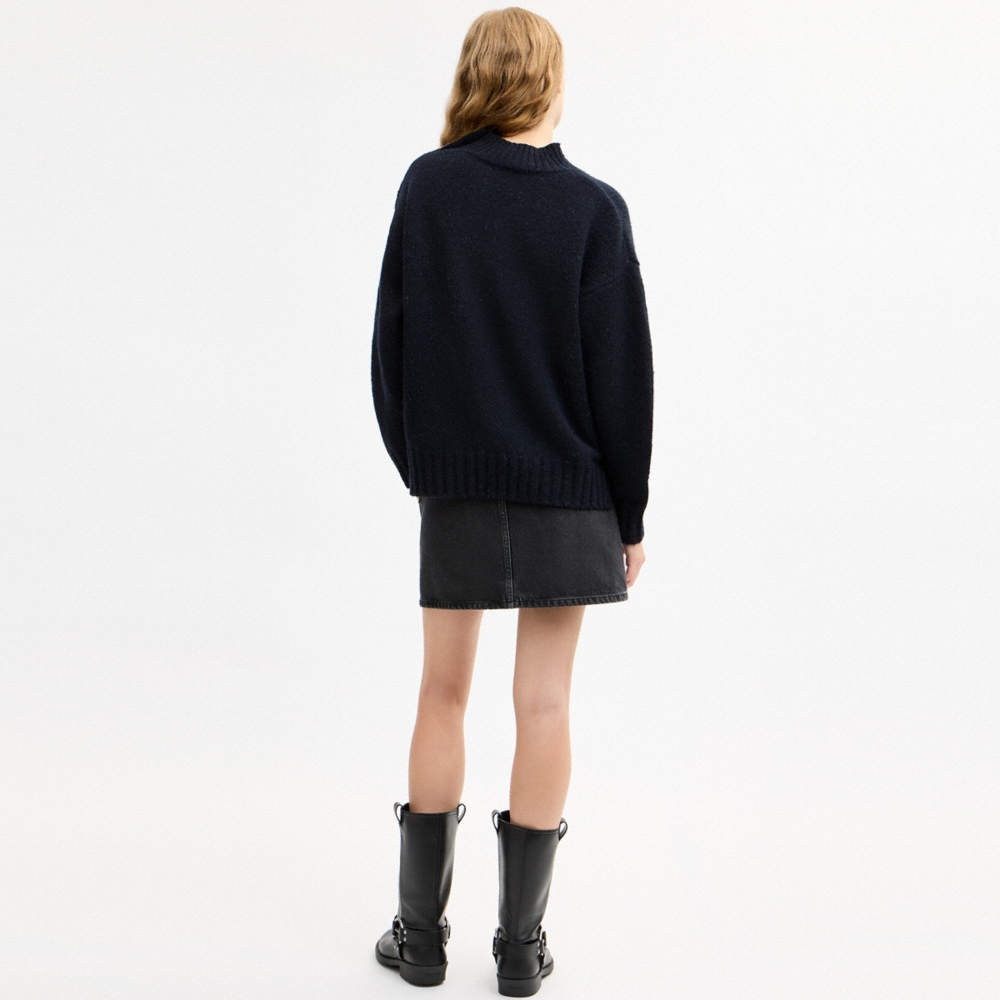 Coach Stars And Moon Intarsia Crewneck Sweater - Preorder