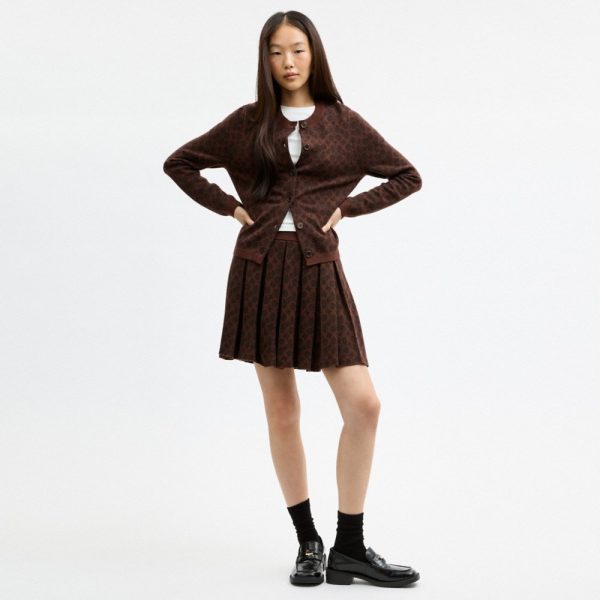 Coach Outlet Signature Button Down Cardigan - Preorder