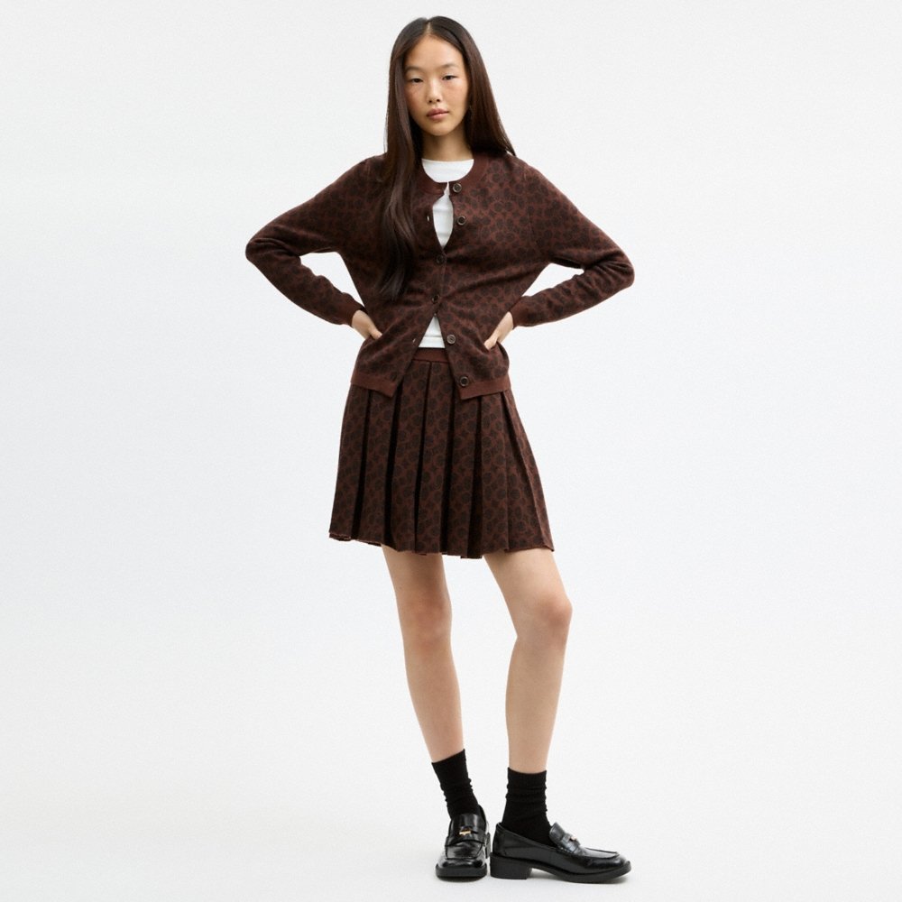 Coach Outlet Signature Button Down Cardigan - Preorder