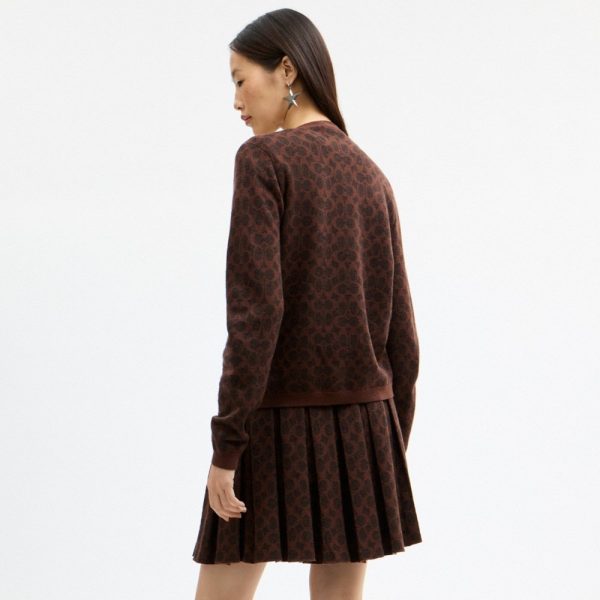 Coach Outlet Signature Button Down Cardigan - Preorder