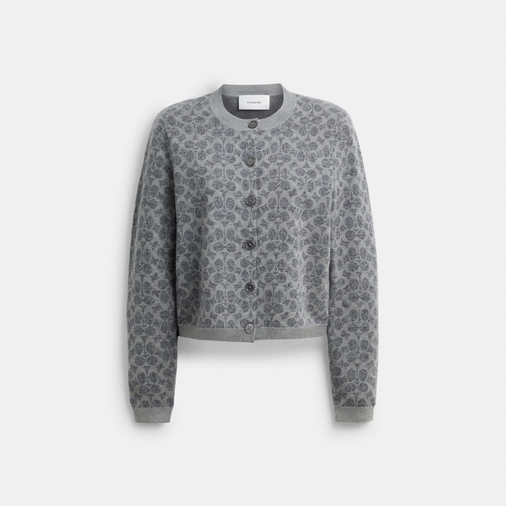 Coach Outlet Signature Button Down Cardigan - Preorder