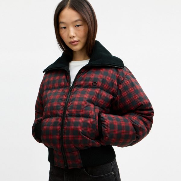 Coach Printed Puffer With Rib In Recycled Polyamide - Preorder