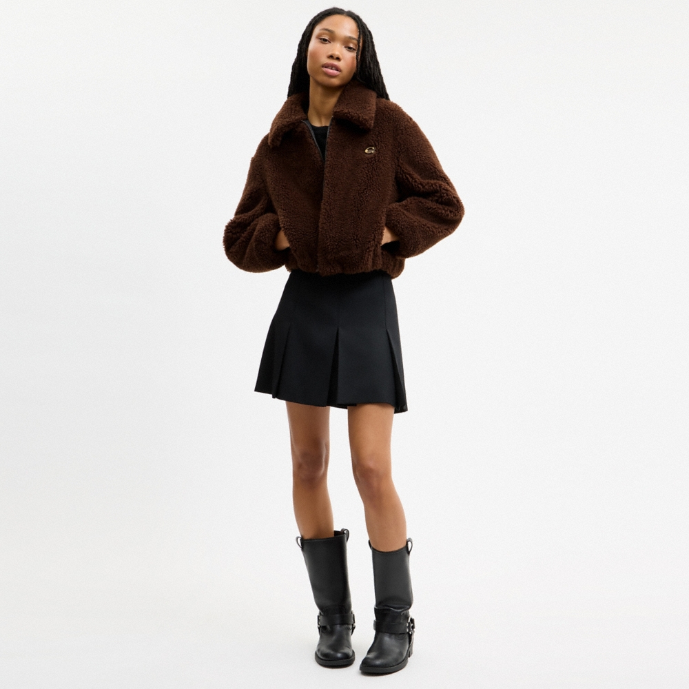 Coach Faux Fur Bomber - Preorder