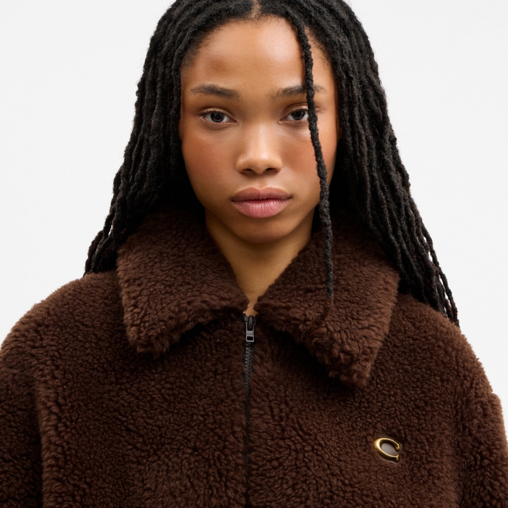 Coach Faux Fur Bomber - Preorder