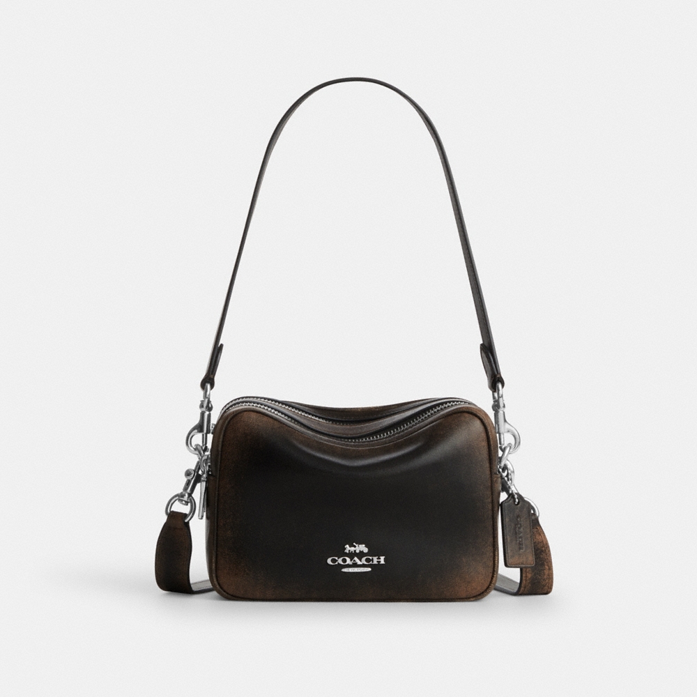 Coach Outlet Mini Carey Crossbody Bag In Loved Leather - Preorder