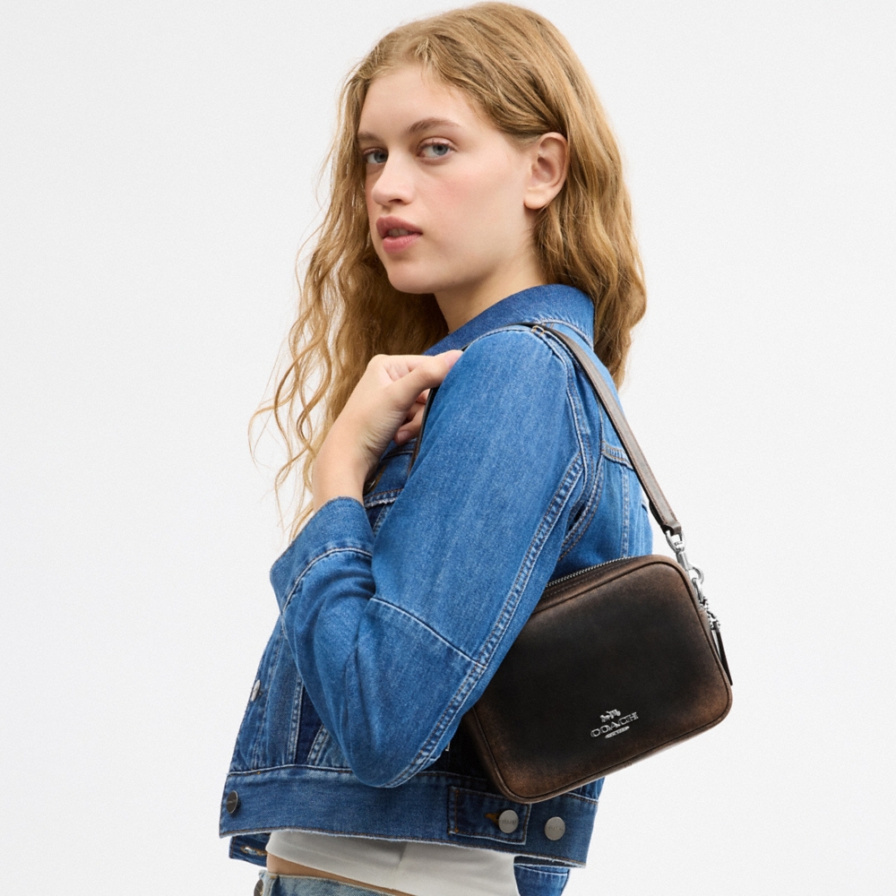 Coach Outlet Mini Carey Crossbody Bag In Loved Leather - Preorder
