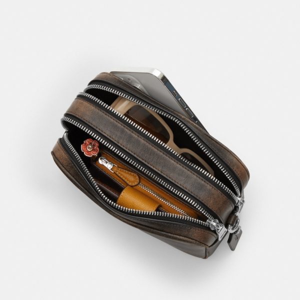Coach Outlet Mini Carey Crossbody Bag In Loved Leather - Preorder