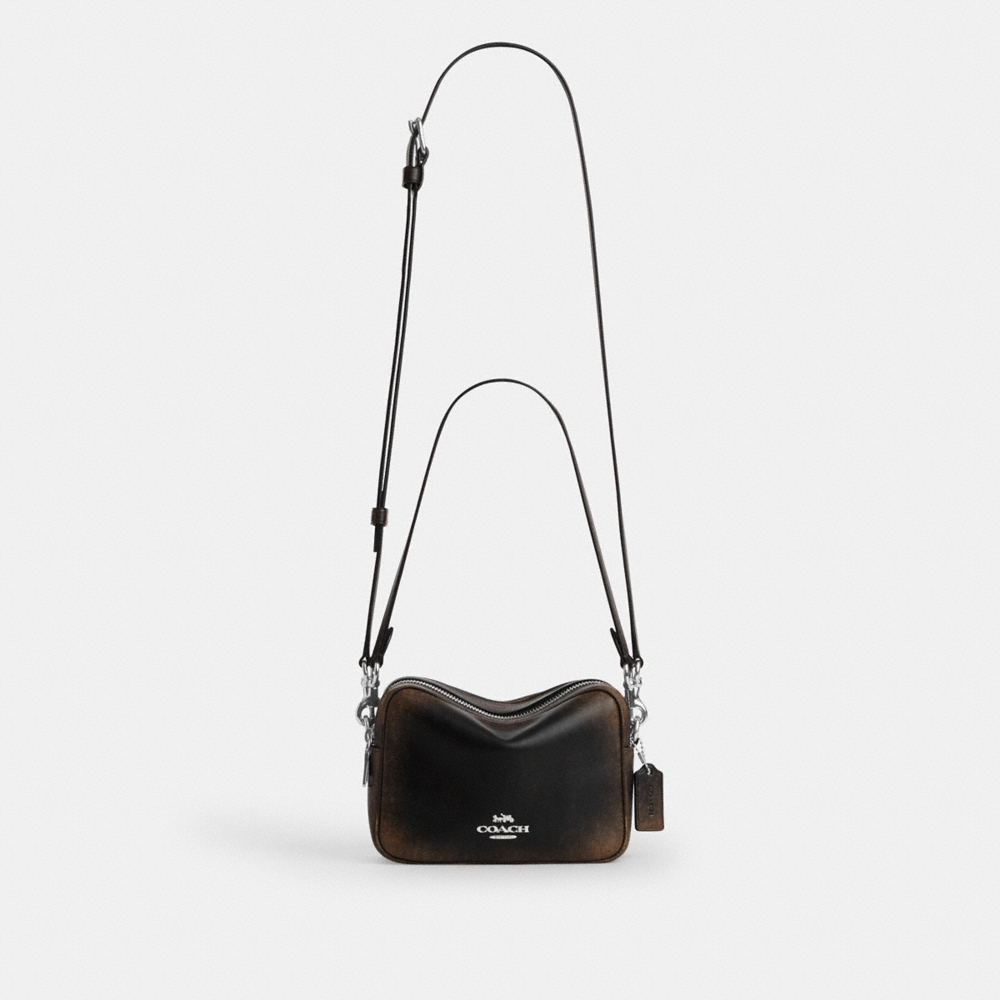 Coach Outlet Mini Carey Crossbody Bag In Loved Leather - Preorder