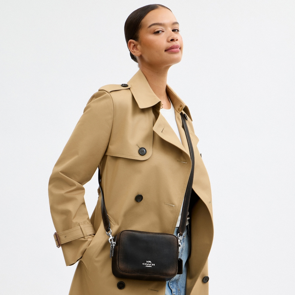 Coach Outlet Mini Carey Crossbody Bag In Loved Leather - Preorder