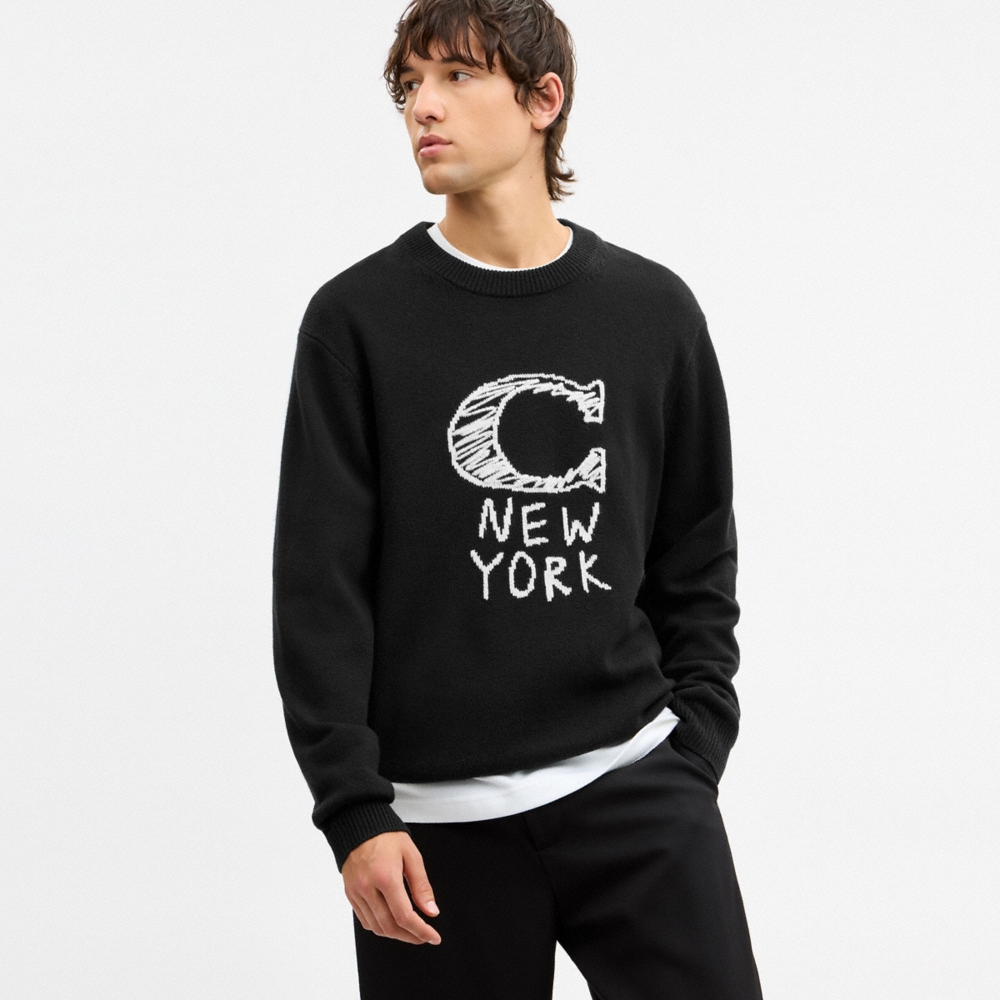 Coach Outlet Scribble Signature Sweater - Preorder