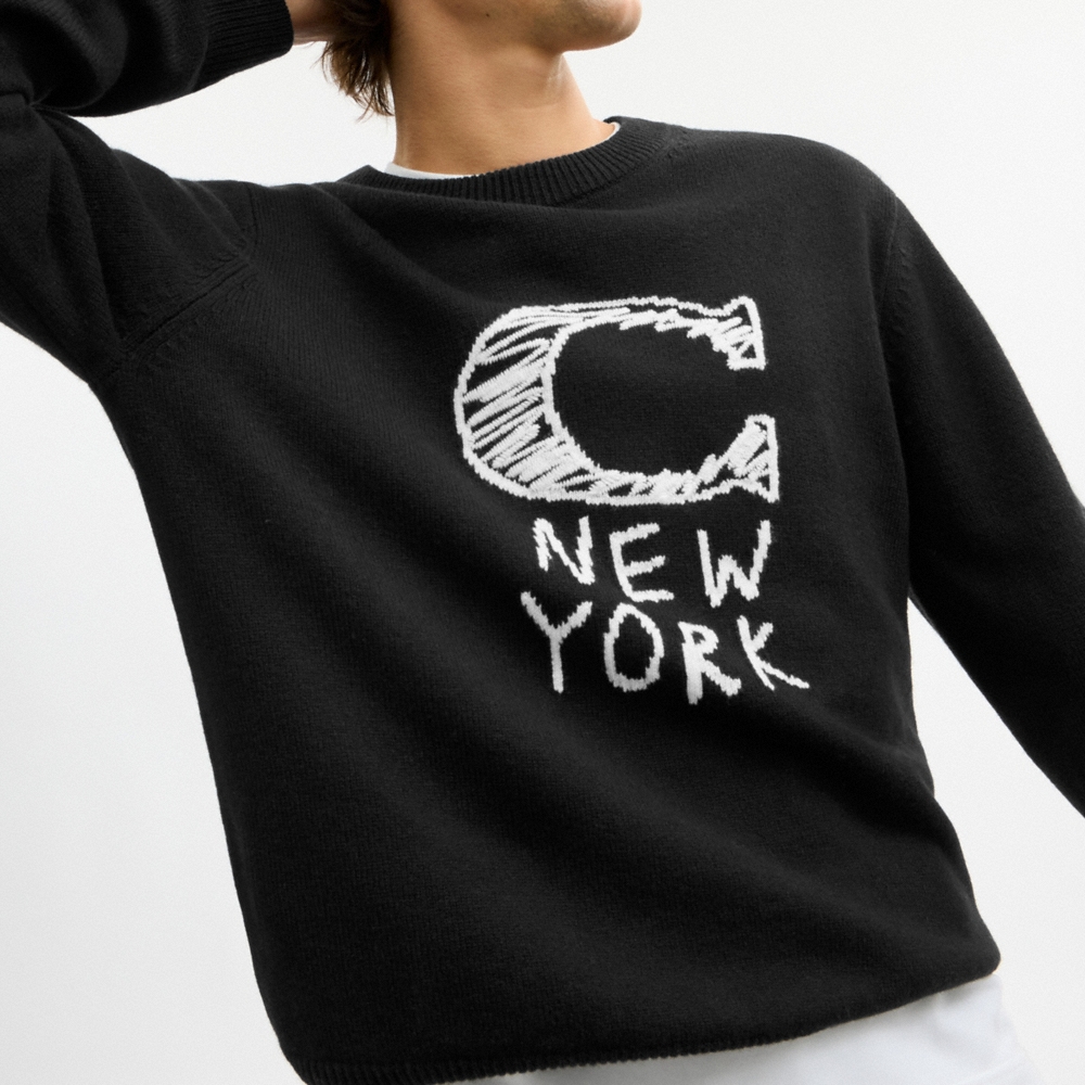 Coach Outlet Scribble Signature Sweater - Preorder
