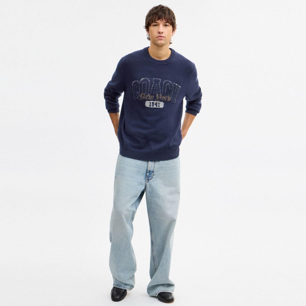 Coach Outlet Twisted Heritage Sweater - Preorder