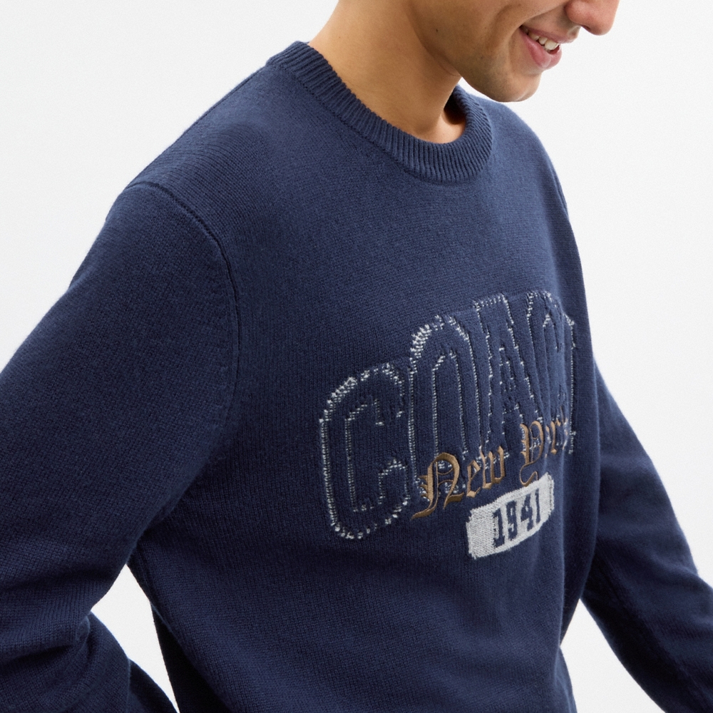 Coach Outlet Twisted Heritage Sweater - Preorder