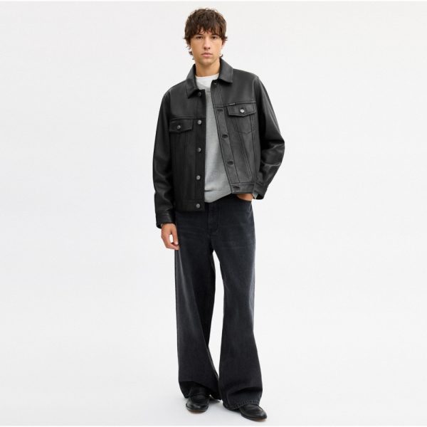 Coach Outlet Leather Trucker Jacket - Preorder