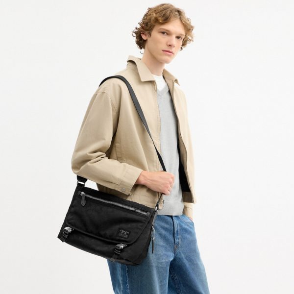 Coach Outlet Lane Messenger In Signature Nylon - Preorder