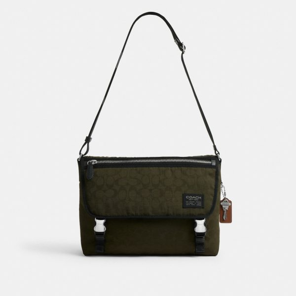 Coach Outlet Lane Messenger In Signature Nylon - Preorder