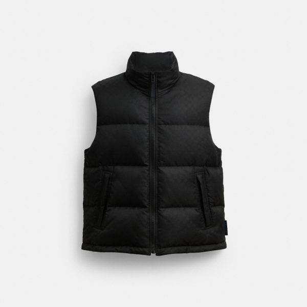 Coach Outlet Tonal Signature Down Vest - Preorder