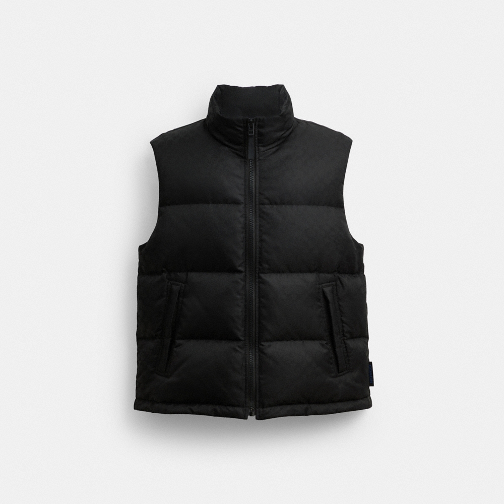 Coach Outlet Tonal Signature Down Vest - Preorder