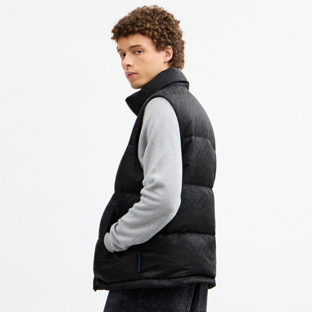 Coach Outlet Tonal Signature Down Vest - Preorder