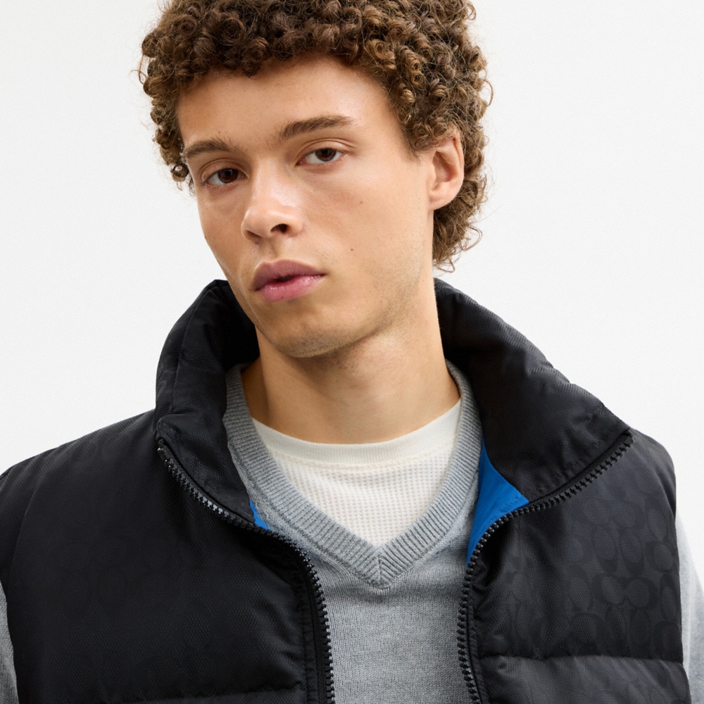 Coach Outlet Tonal Signature Down Vest - Preorder