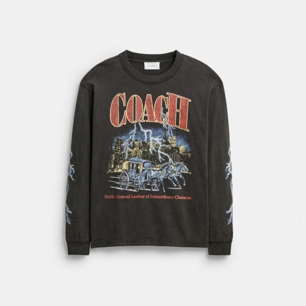 Coach Outlet Metal Relaxed Long Sleeve T-Shirt - Preorder