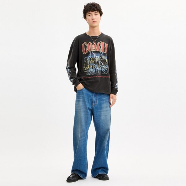 Coach Outlet Metal Relaxed Long Sleeve T-Shirt - Preorder