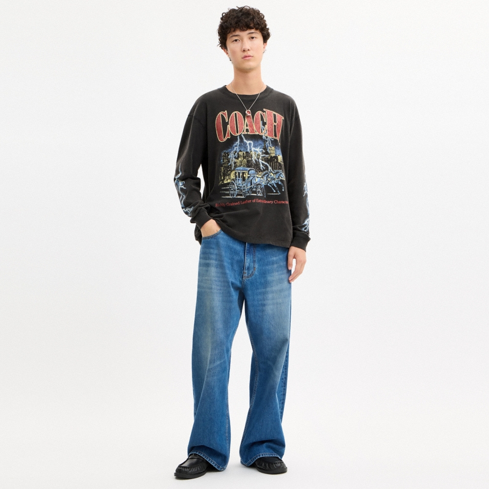 Coach Outlet Metal Relaxed Long Sleeve T-Shirt - Preorder