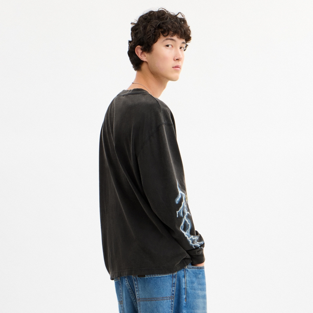 Coach Outlet Metal Relaxed Long Sleeve T-Shirt - Preorder