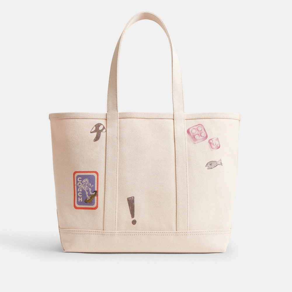 Coach Utility Tote With Sketch Print - Preorder