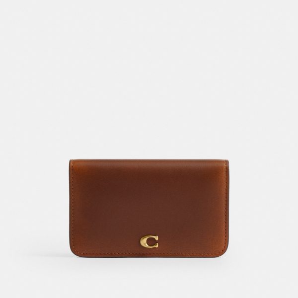 Coach Essential Slim Card Case In Loved Leather - Preorder