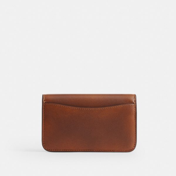 Coach Essential Slim Card Case In Loved Leather - Preorder