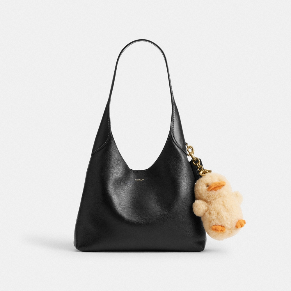 Coach Ducky Bag Charm In Shearling - Preorder