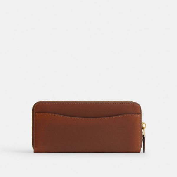 Coach Slim Accordion Zip Wallet In Loved Leather - Preorder