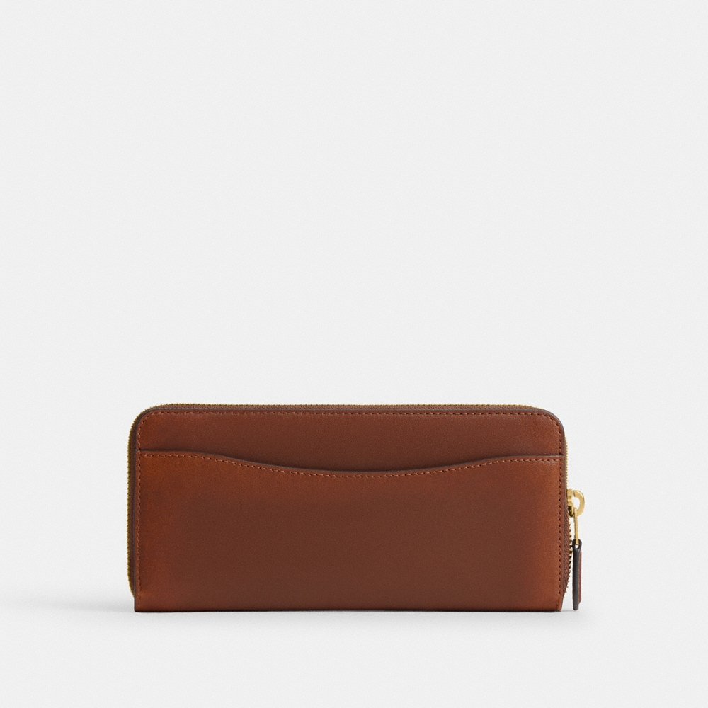 Coach Slim Accordion Zip Wallet In Loved Leather - Preorder